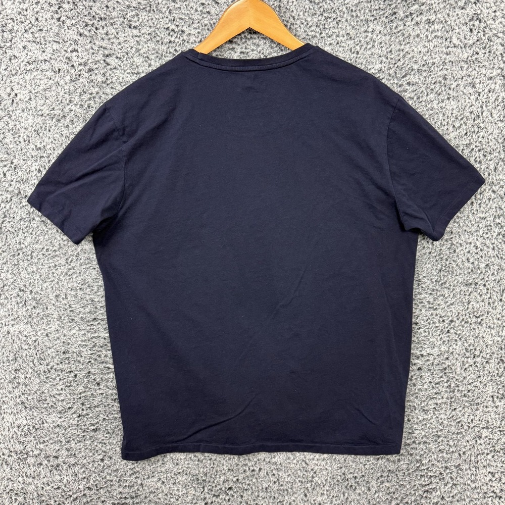 Polo Ralph Lauren Shirt Mens XL Navy Blue Small Pony Logo Tee Crewneck Cotton - Picture 8 of 9